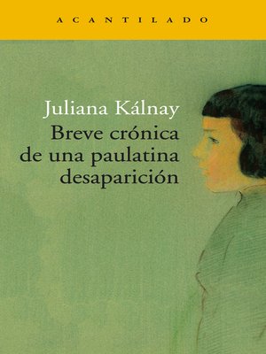 cover image of Breve crónica de una paulatina desaparición